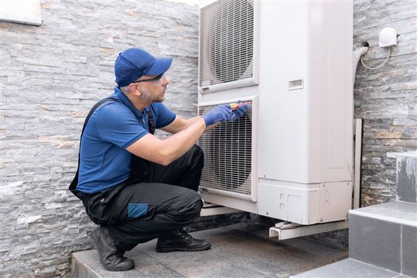 Air-source heat pump installation for a Long Island home